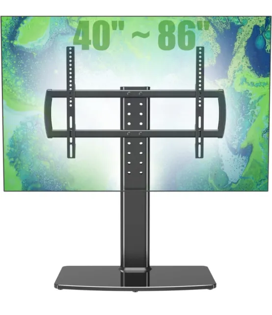 TV Stand/Base Tabletop TV Stand with Wall Mount for 40 to 86 inch 5 Level Height