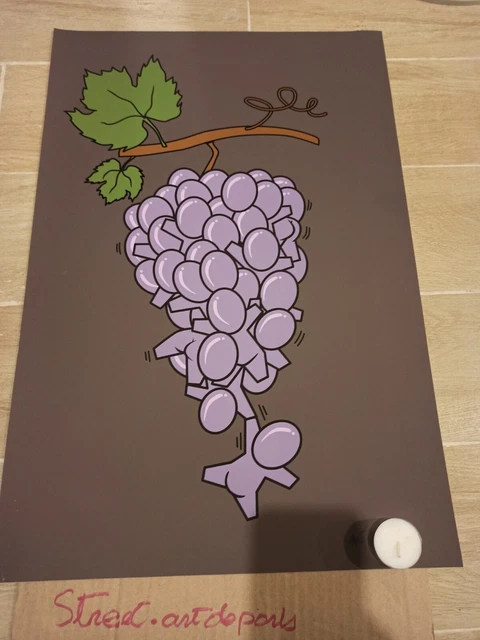 Print Jace Grappe De Raisin Vin