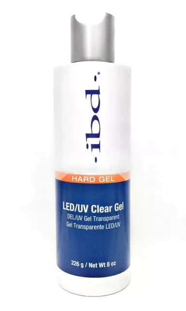 IBD UV/LED Builder Gel Hard Gel Clear 8oz Refill size - Super Deal