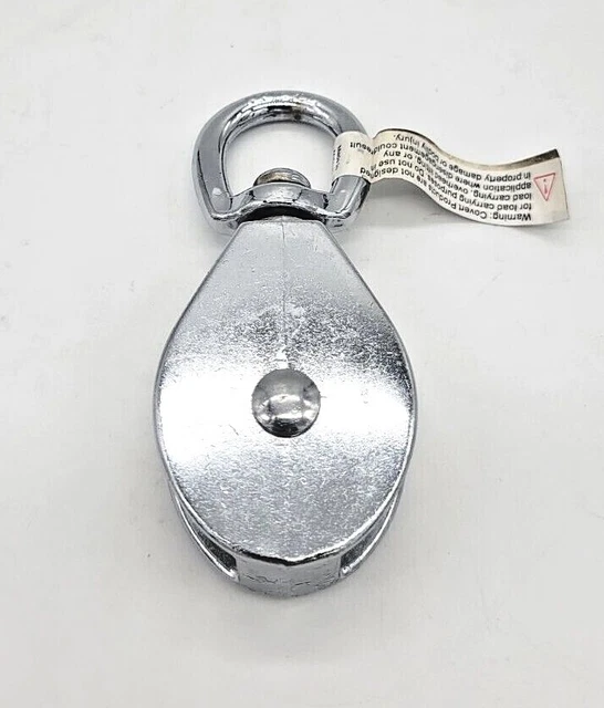 Campbell 765-0632 1 1/4" Swivel Eye Pulley Block Wire Rope #0173