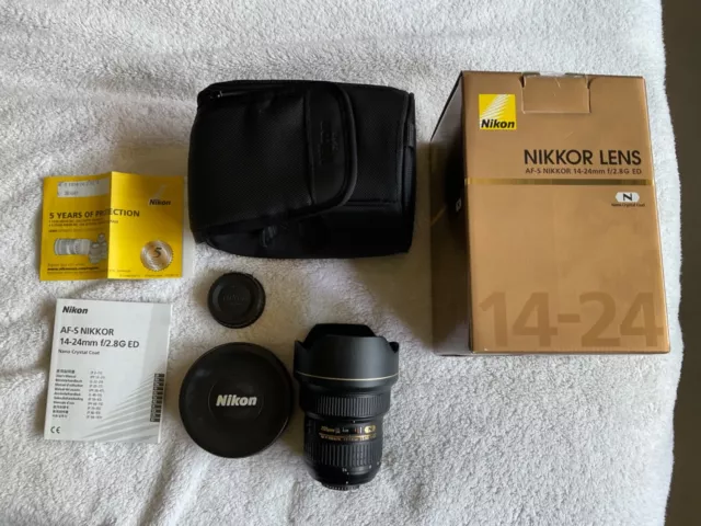 Nikon Nikkor AF-S 14-24mm f2.8 G SWM ED IF.  USA Lens in excellent condition.