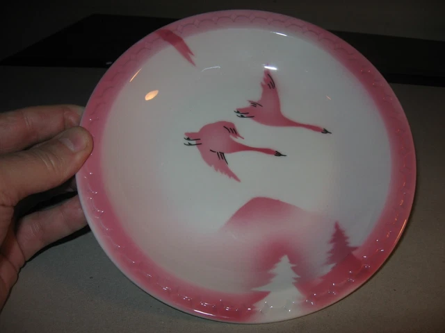 Syracuse Restaurant China Traveler Milwaukee Road Railroad Dining Car Dish Bowl