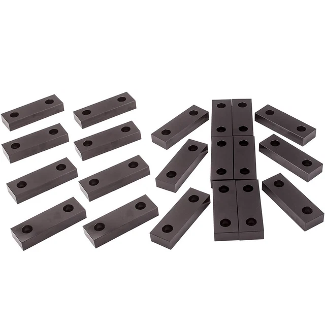 20 Pieces 6 x 2 x 1" Standard Aluminum Soft Jaws Set Fit Kurt 6" Vises Discount
