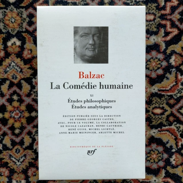 洋書 BALZAC La Comedi Humain XI Pleiade Balzac : La Comedie humaine, tome 1 :Bibliotheque de la