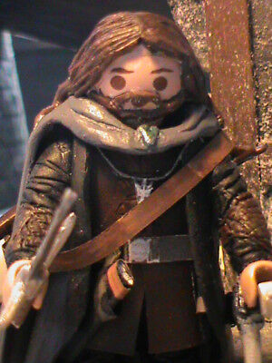 LORD OF DAS RING REF-0001 BIS PLAYMOBIL CUSTOM ARAGORN DER HERR VON DER RINGE 