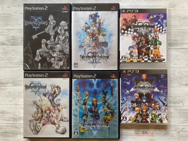 SONY PS2 & 3 Kingdom Hearts Ⅰ＆Ⅱ & Final Mix & HD 1.5 & 2.5 Remix set from...