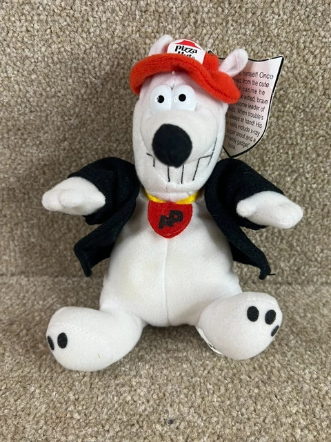 PIZZA HUT Pizza Pooch Dog Plush Food Advertising