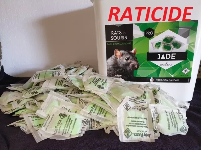 Hyper Puissant  Sachets Appât Poison Raticide En Pâte Produit Pro 14 2