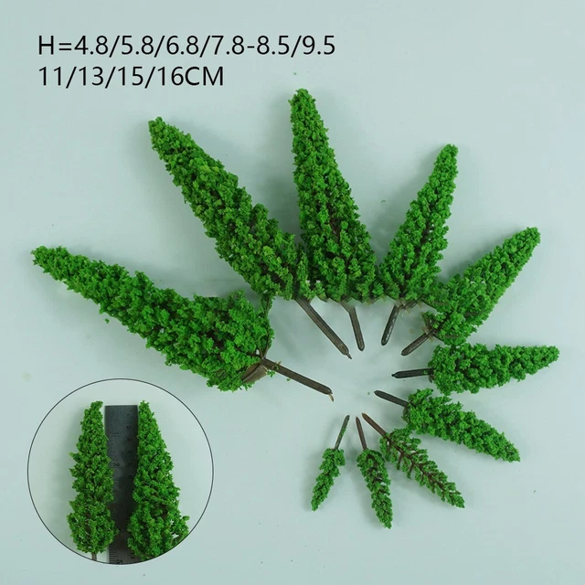 Lot 100 Arbres Miniatures Échelle N Pour Trains Et Maquettes - Paysage Réaliste 5cm