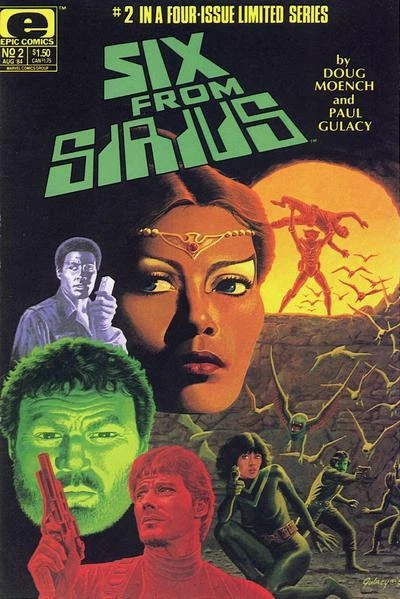 Six From Sirius #2 of 4 August 1984 Epic Comics Marvel Comic Book (FN/VF)
