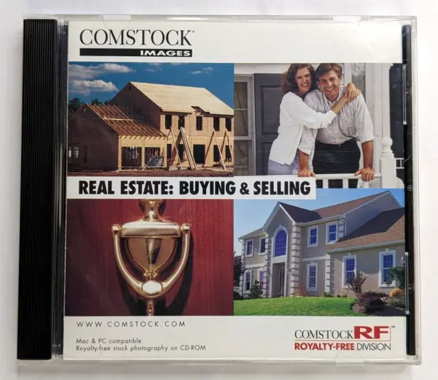 CD-ROM MAC PC de Comstock Images compra y venta de bienes raíces libre de regalías