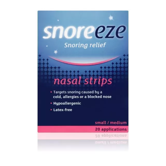Snoreeze Snoring Relief Nasal Strips Small/Medium 10 2