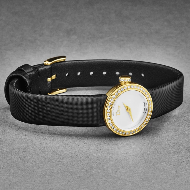 Christian Dior Women La D De Dior Mini Diamond Bezel White MOP Dial CD040150A001 2