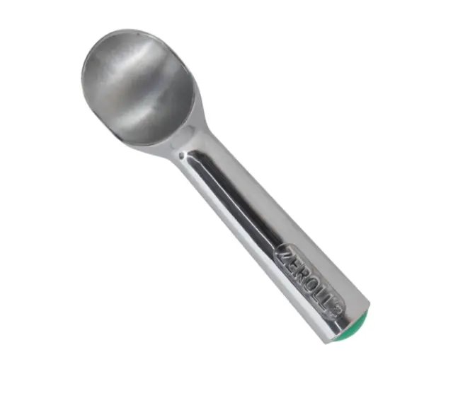 Zeroll Original 2.5 oz Ice Cream Scoop, Size 16,in Aluminum Alloy with Green End