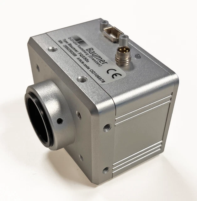 Baumer FQX50c Ccd 1/1.8 " Firewire Colore Industriale Scientifica Camera C-Mount