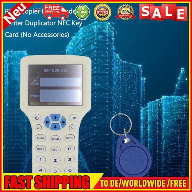 Copiatrice RFID ID IC lettore scrittore duplicatore clonatore programmatore schede chiave NFC
