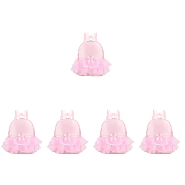 5x Bellissimi Zaino Nylon Scarpe Balletto Tutu abito Zaino Danza