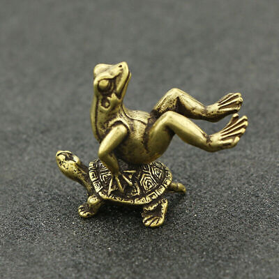 Solid Brass Turtle Figurine Statue Home Ornaments Animal Figurines HOT