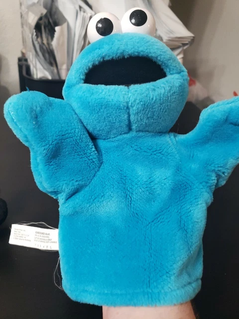 Vintage Fisher Price  Cookie Monster Hand Puppet 2004 Sesame Street Jim Henson
