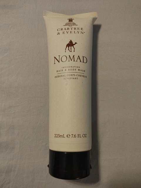 ¡Raro! ¡Nuevo de lote antiguo descontinuado!  Cangrejo y lavado corporal Nomad 7,6 FL OZ