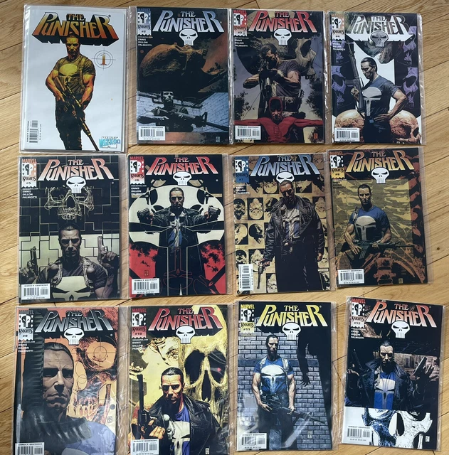 Punisher Vol 3 #1-12 Ennis Dillon Run Bundle Collection Marvel Knights Comics