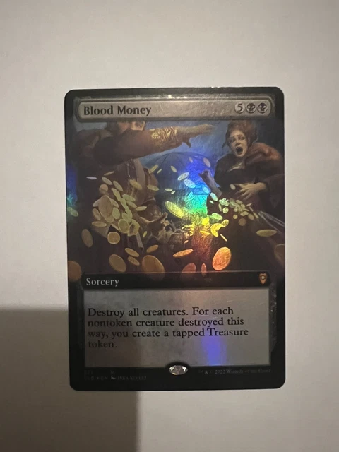 Blood Money (Ext Art FOIL) Commander Legends: Battle for Baldur's Gate CLB 571
