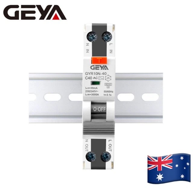 GEYA Mini Circuit Breaker MCB 1P 6-63A (Type C) - DIN Rail Mount, 6kA - View #12