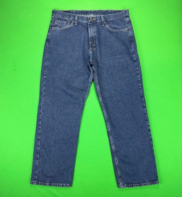 NEW Wrangler Five Star Relaxed Fit Jeans Men's 36x29 Blue Denim Straight Leg NWT