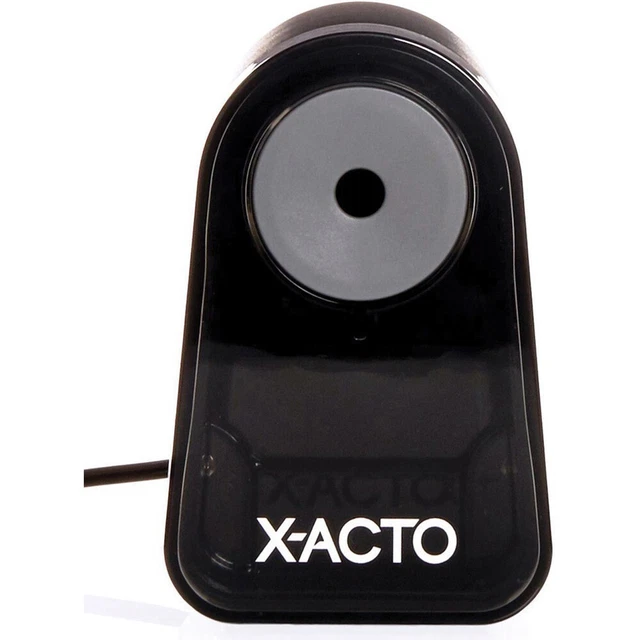 X-Acto Mighty Mite Electric Pencil Sharpener - AC Supply Powered - Black - 1