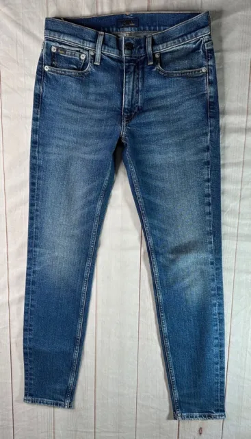 NWOT Polo Ralph Lauren Womens Jeans Blue 26 The Tompkins Mid Rise Skinny