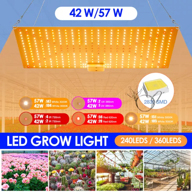 LED Pflanzenlampe Grow Leuchte Pflanzenlicht Pflanzenleuchte Zimmerpflanzen 42W