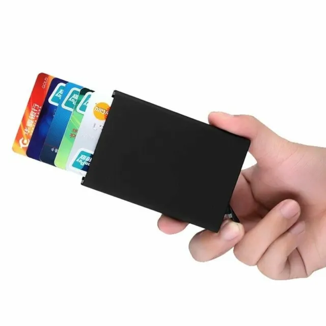 Men's Wallet RFID Blocking Slim Money Clip Credit ID Card Holder Thin Minimalist