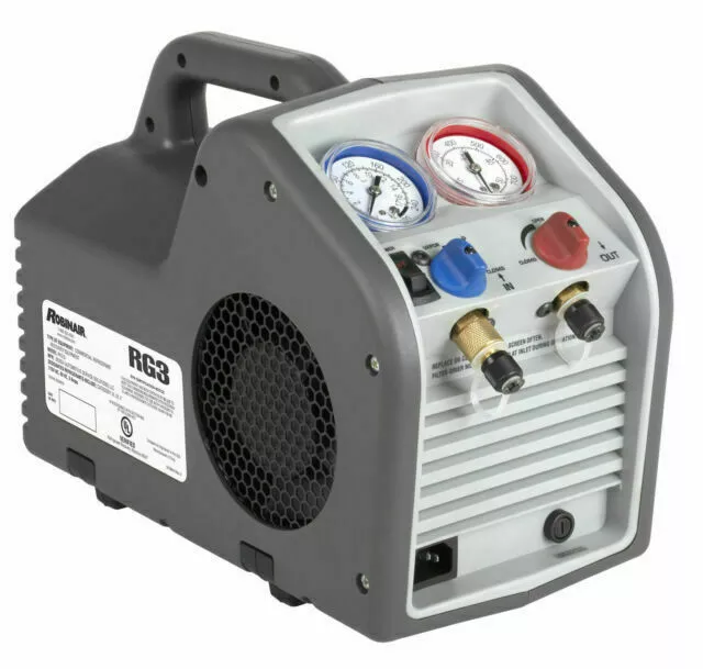 RG3 Portable Refrigerant Recovery Machine 115V 60Hz Liquid Vapor New