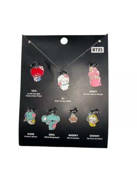 Bt21 interchangeable charm necklace on sale