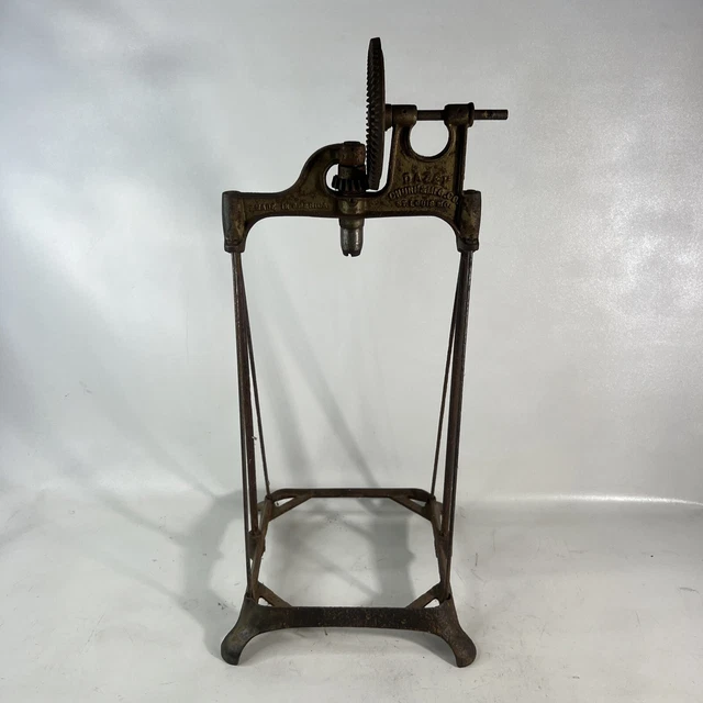 Antique Dazey metal butter churn 430B 25” X 12” Big Mixer Antique Dazey metal butter churn 430B 25” X 12” Big Mixer