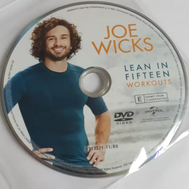 Joe Wicks - Lean In 15 Workouts Lean in Fifteen Workouts (DVD) New Disc only