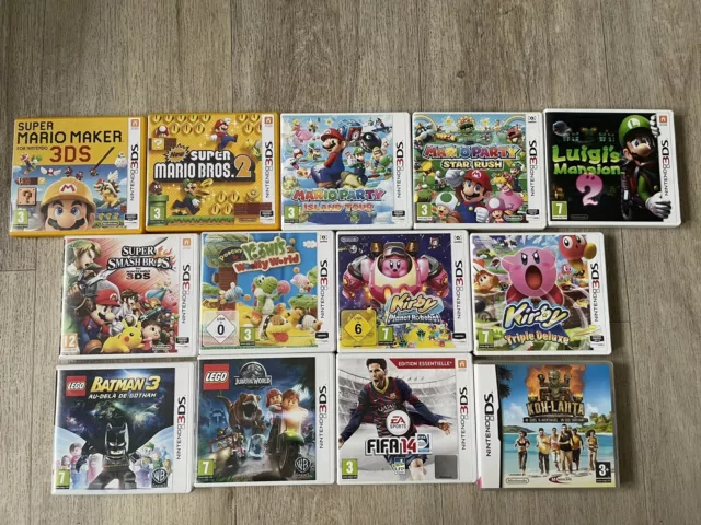 Lot De 13 Boites Vides Nintendo 3ds Et Ds