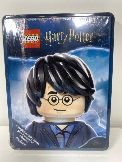 Lego Harry Potter 4 Activity Books 5 Sheets Of Stickers Collectable Tin Sealed