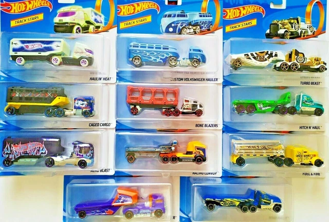 Hot Wheels Track Fleet - Camion E Auto Assortite 1:64 Per Bambini, Giocattoli Da Pista 2025