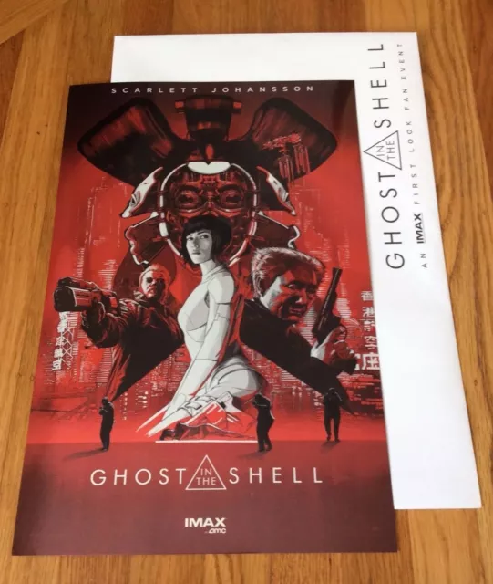 GHOST IN THE SHELL Limited IMAX Event Exclusive POSTER SCARLETT JOHANSSON