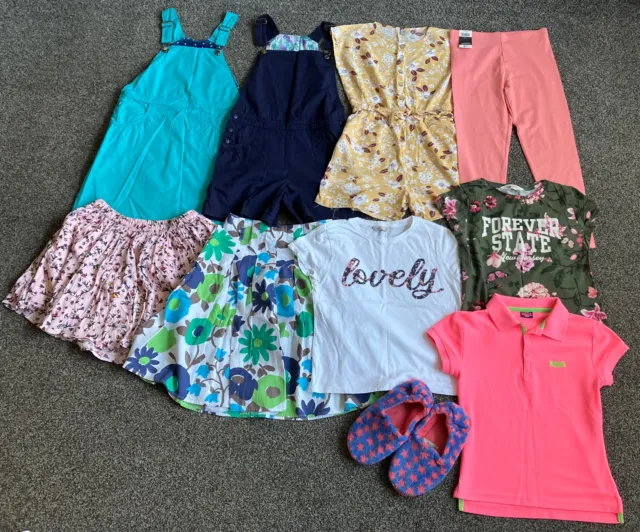 Assorted Bundle Of 10 Girls Clothes Tops Skirts Next H&M M&S etc Age 11-12 Years
