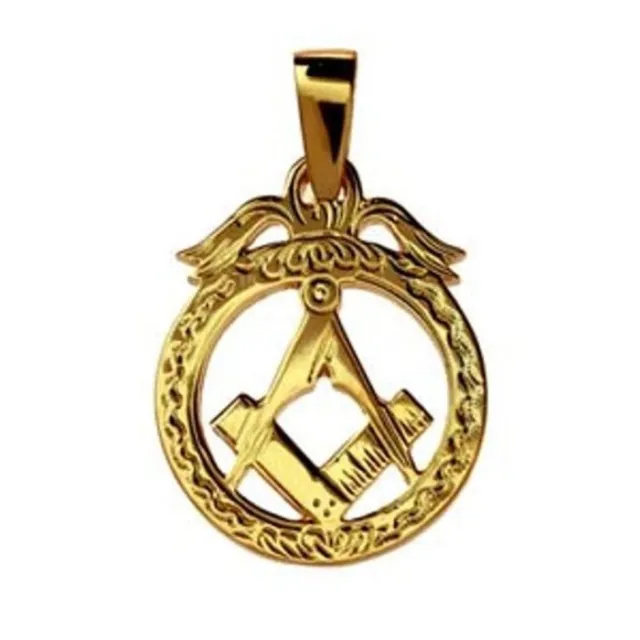 Masonic emblem in circle Pendant with bail – LR449