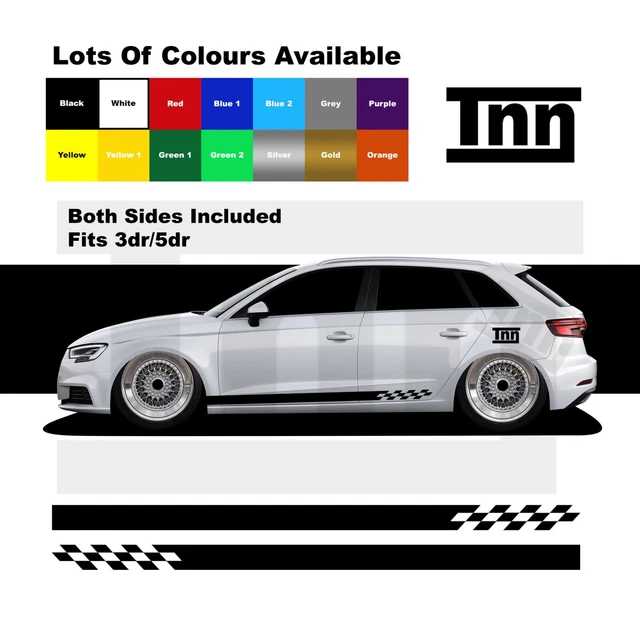 2Pcs RS Edition Emblem for Audi RS Badge for A4 A5 A6 S4 S5 S6 S Line RS4 RS6 RS7 RS Edition Decal (2Pcs Matt Silver