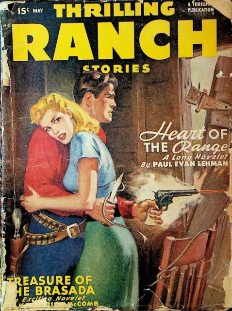 Thrilling Ranch Stories Pulp May 1949 Joe Archibald Cibolo Ford Jackson Cole
