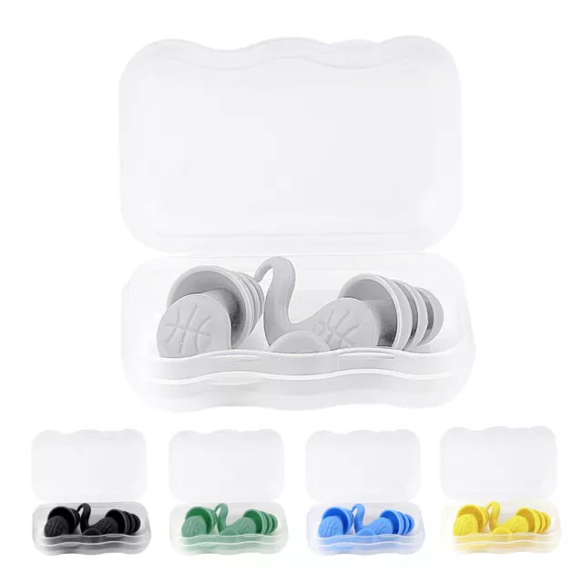 Noise Cancelling Ear Plugs with Case Soft Reusable Earplug for Sleep Swim & work