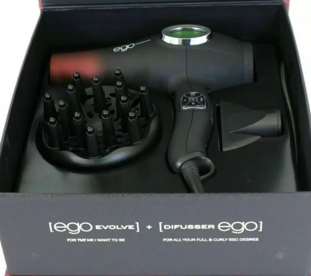 Ego Professional Evolve 2000W Hairdryer Diffuser Salon Standard Boxed New
