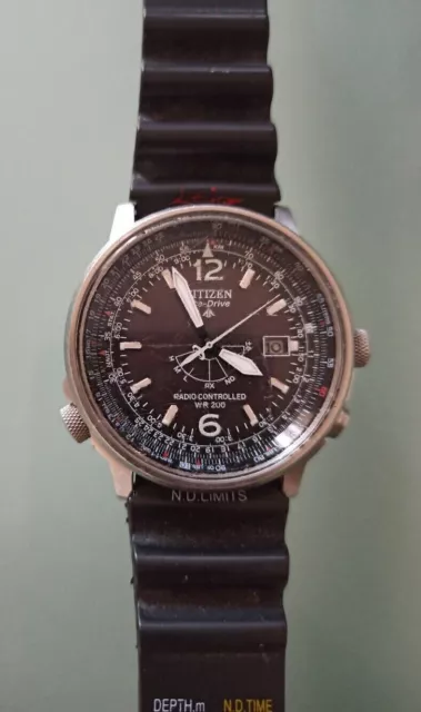 CITIZEN ECODRIVE Promaster Pilot radiocontrollato EUR 199 00