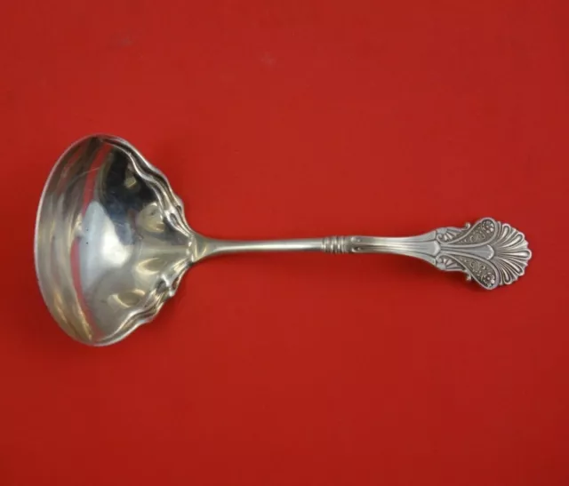 Corinthian by John Polhamus / Shiebler Sterling Silver Sauce Ladle Wide 5 1/2"