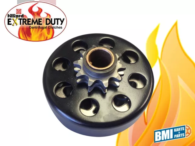 #40/41 Chain 3/4" Bore Hilliard Extreme Clutch 10 Tooth Go Kart Cart Drift Trike