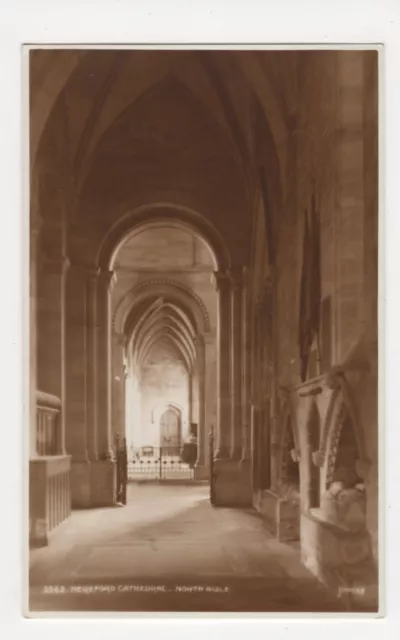 Hereford Cathedral, North Aisle Judges 3562 Postcard, A992